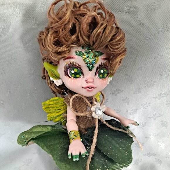Other - Mystic Forest Fairy an ooak magic Mixies Pixling Doll art repaint custom 6 inch